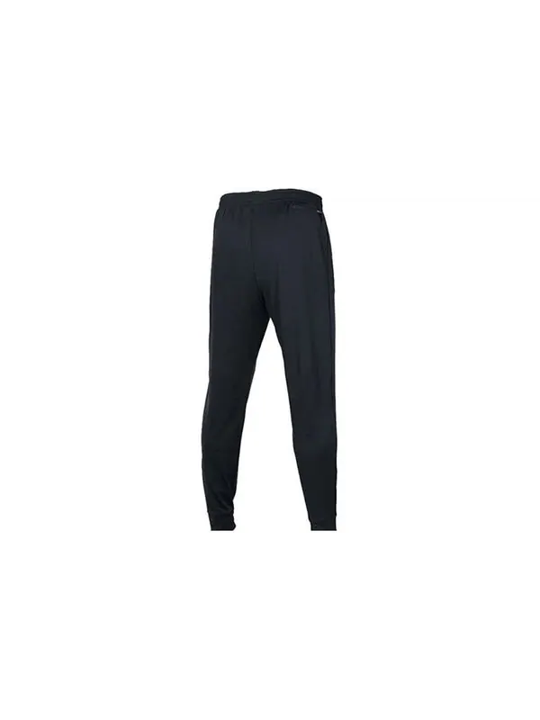 Брюки hollow out alphabet logo pattern knit sports long pants black Nike — изображение 2 из 4, черный