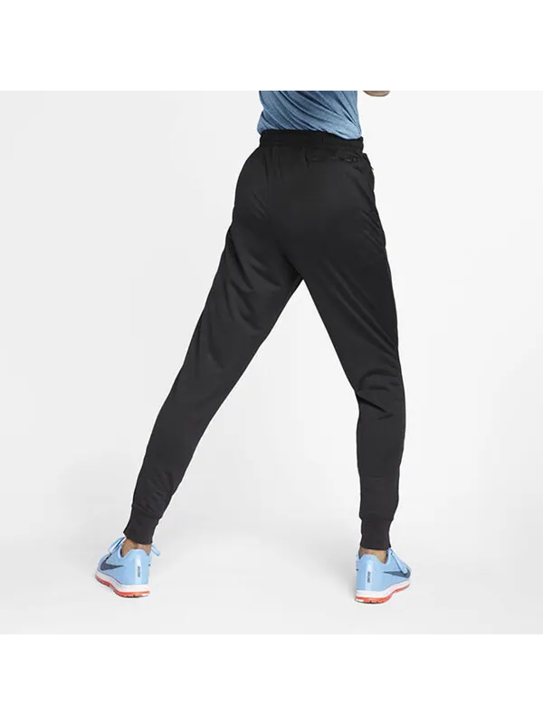 Брюки hollow out alphabet logo pattern knit sports long pants black Nike — изображение 4 из 4, черный