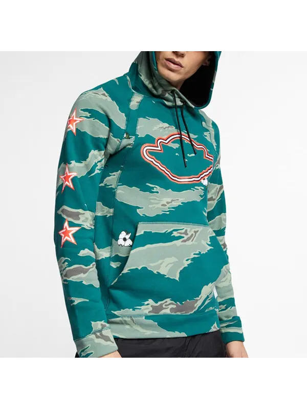 Толстовка Men's Air Jordan Green — изображение 3 из 4, зеленый