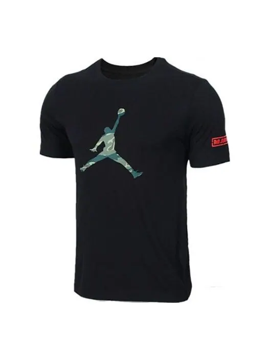 Футболка jumpman logo баскетбольная спортивная футболка мужская Air Jordan — изображение 1 из 2, черный