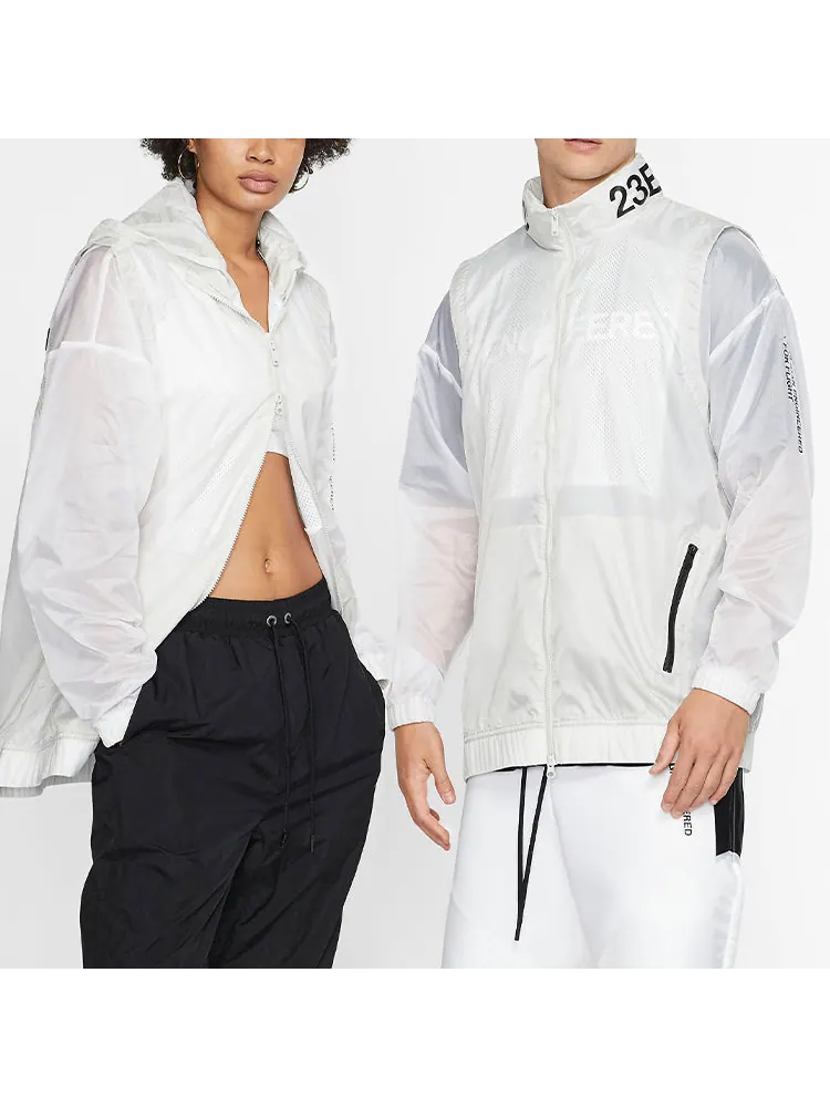 Куртка Air Jordan Unisex Engineer Hooded Jacket White — изображение 3 из 4, белый