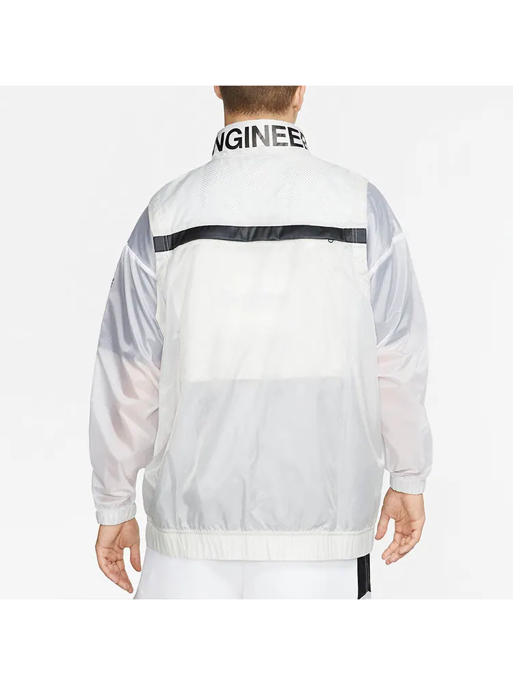 Куртка Air Jordan Unisex Engineer Hooded Jacket White — изображение 4 из 4, белый