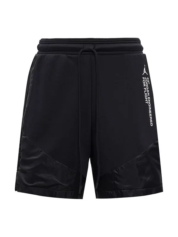 Шорты Men's Air Jordan 23 Engineered Logo Breathable Loose Sports Gym Casual Shorts Black — изображение 1 из 4, черный