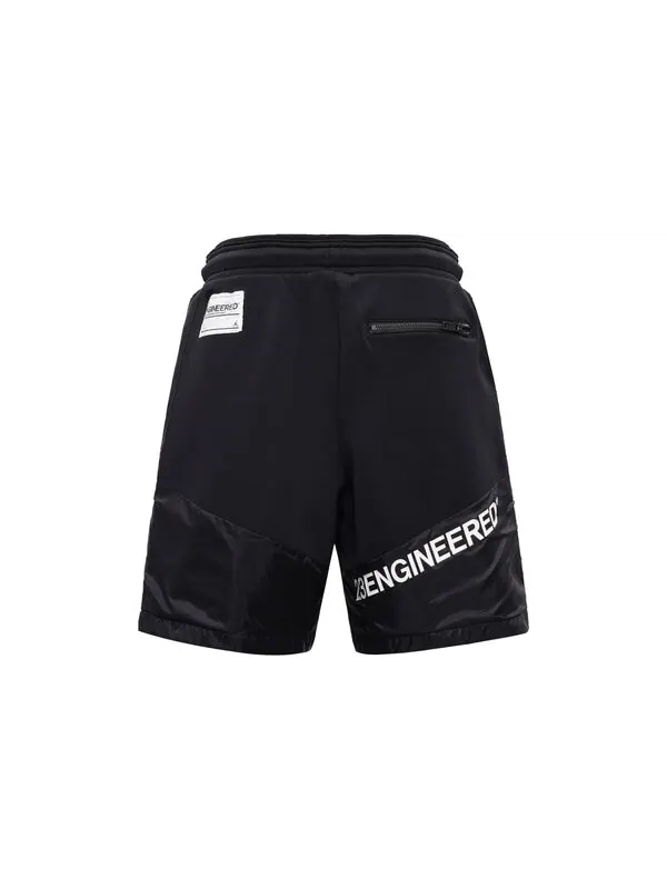 Шорты Men's Air Jordan 23 Engineered Logo Breathable Loose Sports Gym Casual Shorts Black — изображение 2 из 4, черный