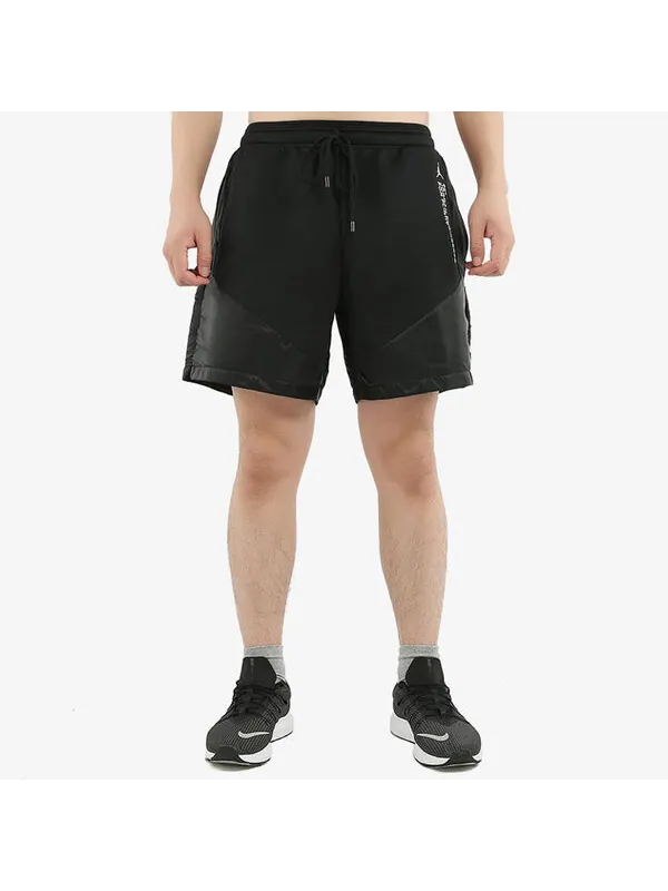 Шорты Men's Air Jordan 23 Engineered Logo Breathable Loose Sports Gym Casual Shorts Black — изображение 3 из 4, черный