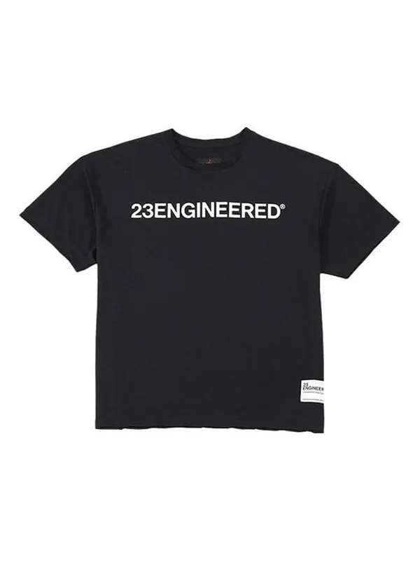 Футболка men's 23 engineered sports round neck short sleeve black t-shirt Air Jordan — изображение 1 из 4, черный
