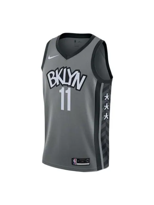 Майка Nike NBA limited Jersey SW Fan Edition 2019-2020 Season Brooklyn Nets Kyrie Irving 11 Gray — изображение 1 из 4, серый