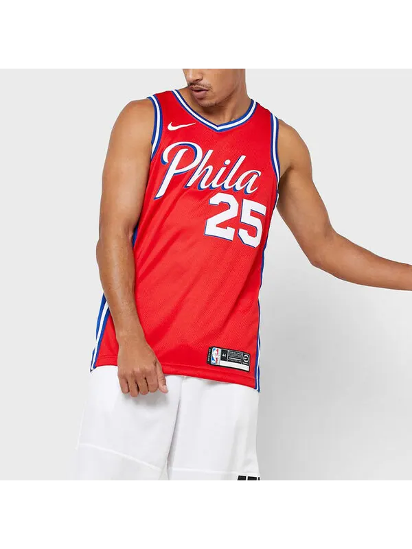 Футболка филадельфия 76ers бен симмонс свингмен майка для мужчин Nike — изображение 3 из 4, красный
