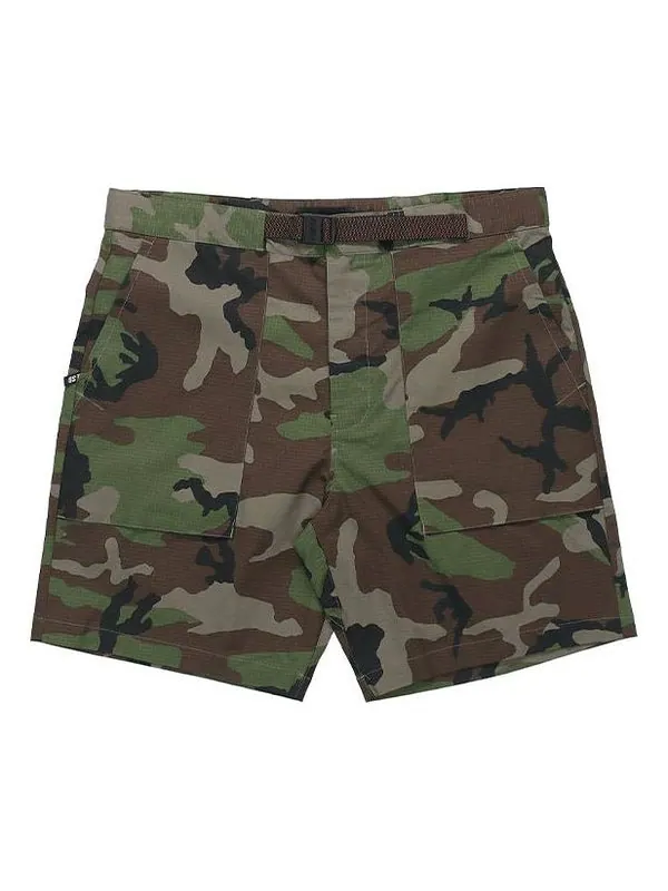 Шорты big pocket camouflage straight woven shorts green camouflage Nike — изображение 1 из 4, зеленый