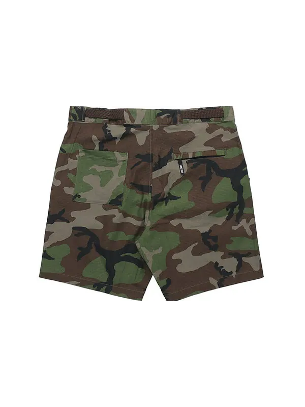 Шорты big pocket camouflage straight woven shorts green camouflage Nike — изображение 2 из 4, зеленый