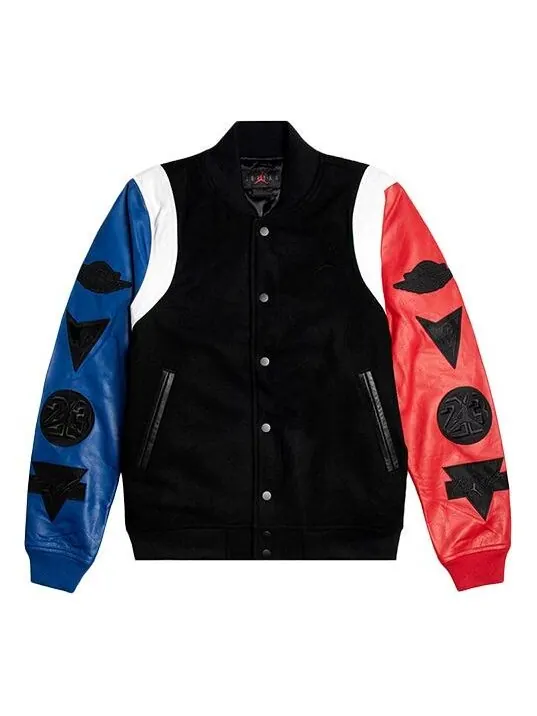 Куртка Men's Air Jordan Sleeve Destroyer Sleeve Jacket Black — изображение 1 из 4, черный