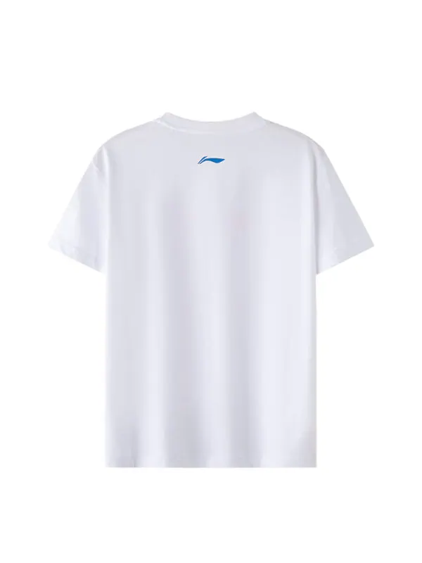 Футболка с рисунком для настольного тенниса Li-Ning — изображение 2 из 2, белый/мульти