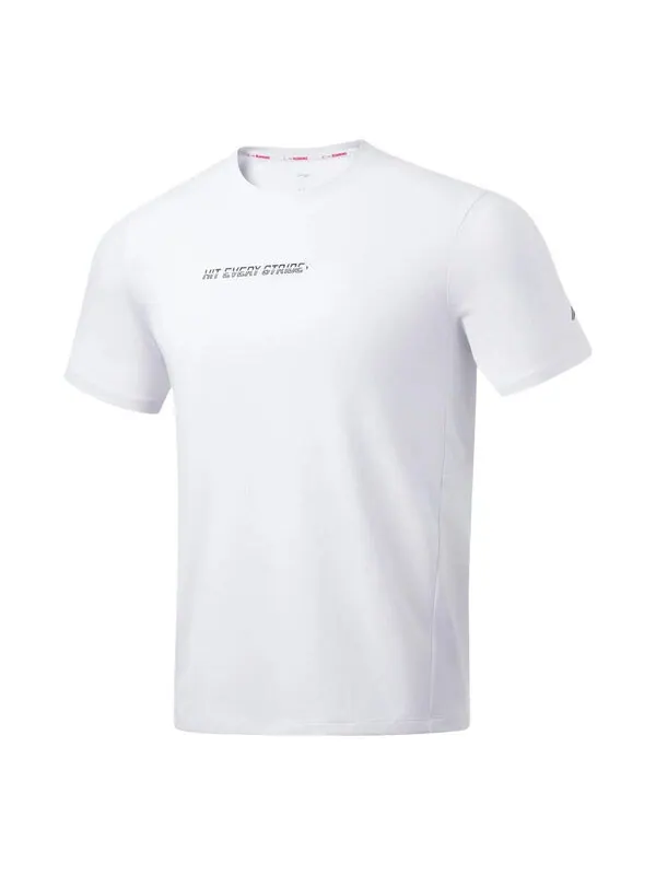 Футболка классическая футболка в стиле лайфстайл Li-Ning — изображение 1 из 2, белый/черный