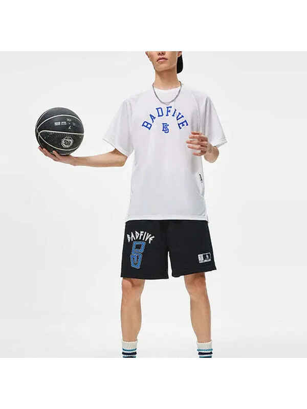 Футболка с логотипом badfive Li-Ning — изображение 3 из 4, белый/синий