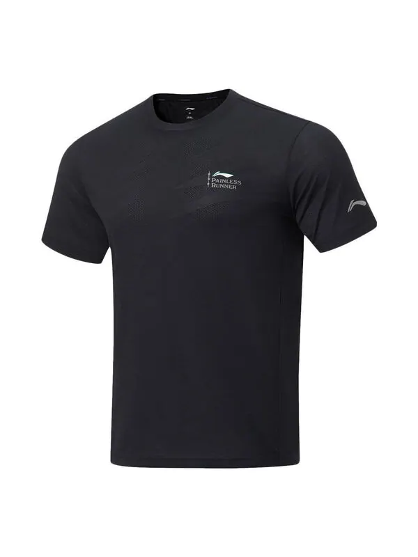 Футболка ежедневные беговые Футболка Li-Ning — изображение 1 из 2, черный