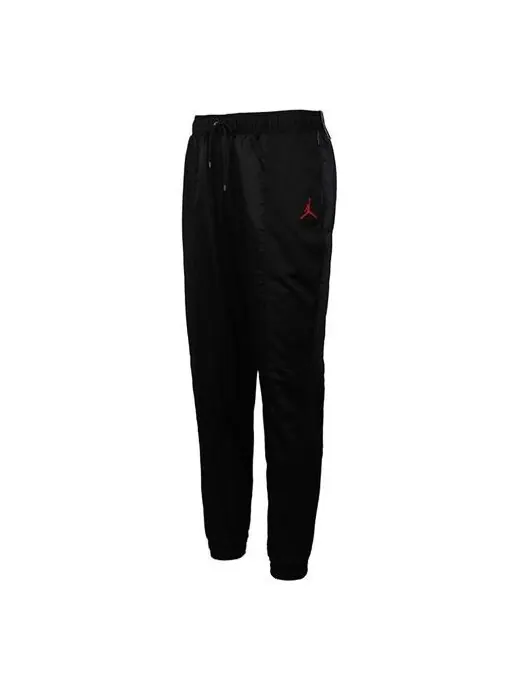 Спортивные штаны Air Jordan Red jumpman Logo Sports Long Pants Black — изображение 1 из 2, черный