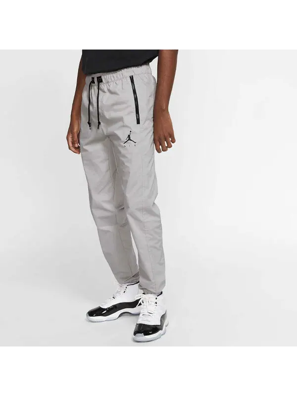 Спортивные штаны Air Jordan Jumpman Casual Woven Sports Pants Gray — изображение 4 из 4, серый