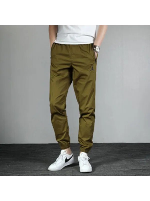 Спортивные штаны Air Jordan Jumpman Casual Woven Sports Pants Green — изображение 3 из 4, зеленый