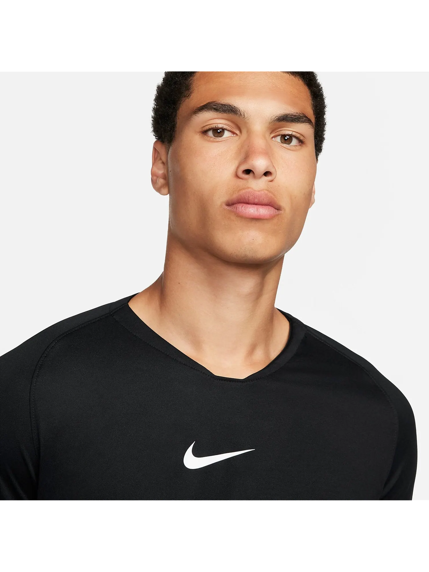 Топ Nike Dri-FIT Park First Layer Shirt 'Black' — изображение 4 из 5, черный