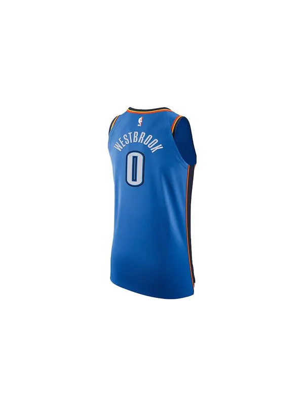 Майка Nike x NBA Oklahoma City Thunder Jerseys 'Russell Westbrook 0' — изображение 2 из 2, синий