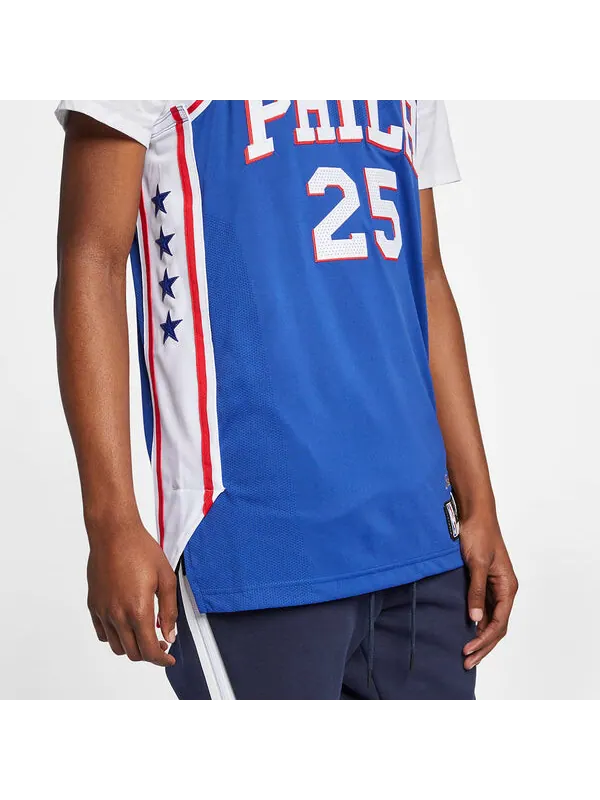 Футболка x джерси nba philadelphia 76ers Nike — изображение 3 из 4, синий