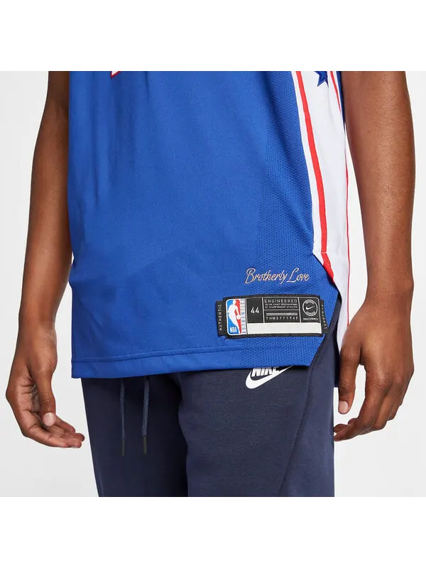 Футболка x джерси nba philadelphia 76ers Nike — изображение 4 из 4, синий