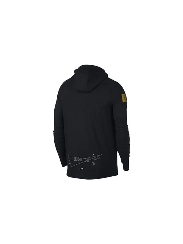 Куртка Nike Element Solstice Full Zip Hoodie 'Black' — изображение 2 из 2, черный/мульти