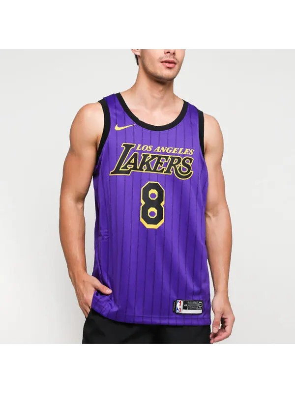 Майка Nike NBA Jersey Kobe Bryant SW Fan Edition 18-19 Season City limited lakers No. 8 Purple — изображение 3 из 4