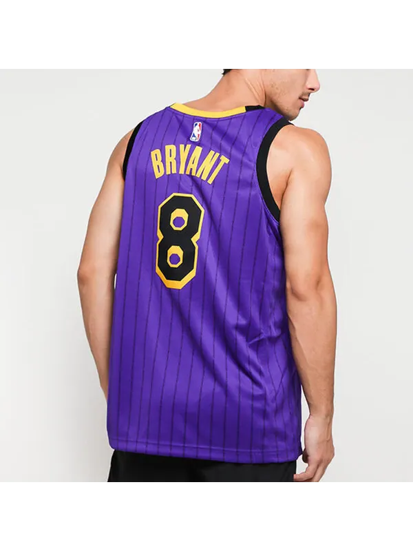 Майка Nike NBA Jersey Kobe Bryant SW Fan Edition 18-19 Season City limited lakers No. 8 Purple — изображение 4 из 4
