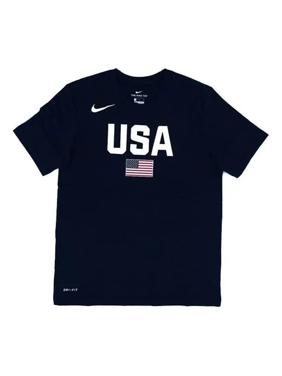 Футболка world cup dream team быстросохнущие с коротким рукавом Nike — изображение 1 из 4, синий