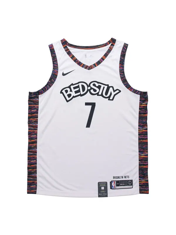 Футболка nba city limited jersey sw fan edition 2019 2020 сезон brooklyn nets durant № 7 Nike — изображение 1 из 4, белый