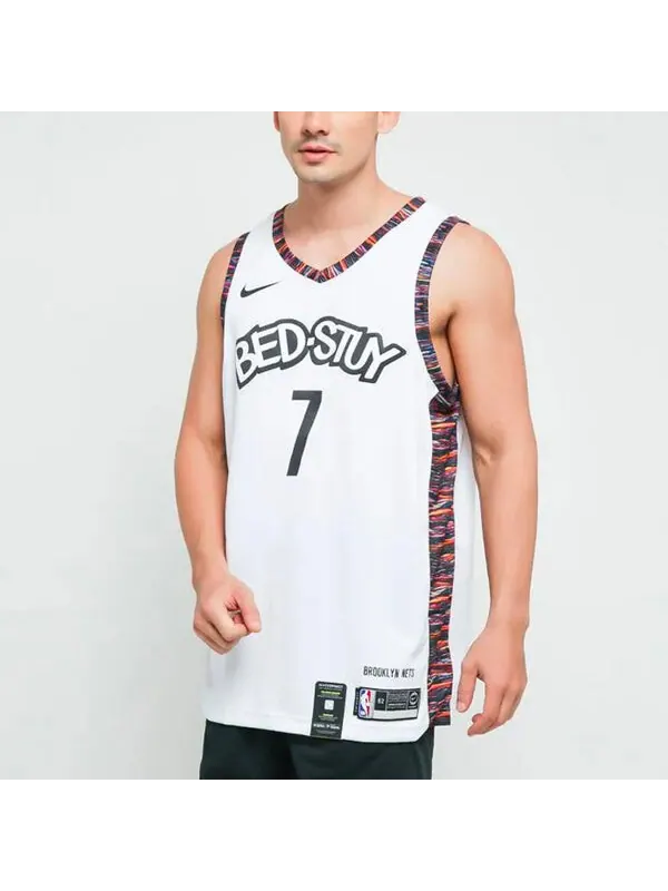 Футболка nba city limited jersey sw fan edition 2019 2020 сезон brooklyn nets durant № 7 Nike — изображение 3 из 4, белый