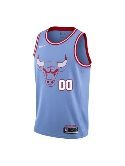 Спортивная футболка sports basketball jersey vest ce city version chicago bulls blue Nike — изображение 1 из 2, синий