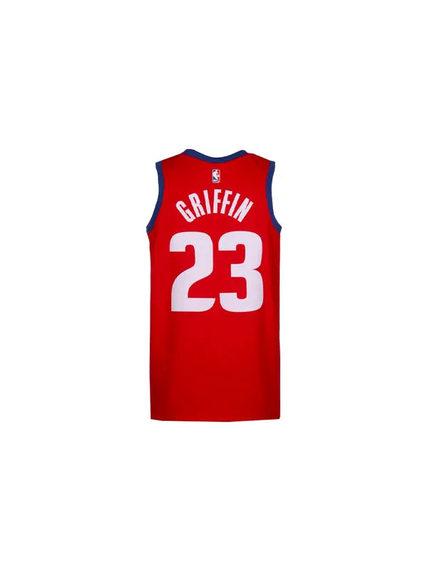 Спортивная футболка nba city version 20-21 season detroit pistons 23 alphabet printing basketball vest red Nike, красный