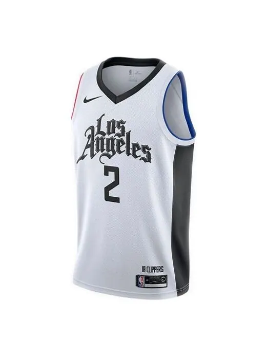 Футболка nba city sw fan edition los angeles clippers leonard 2 баскетбольная майка жилет Nike — изображение 1 из 2, белый
