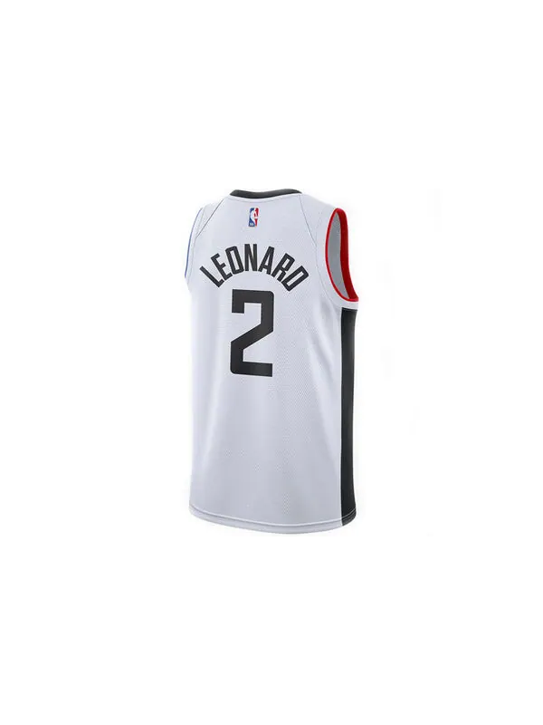 Футболка nba city sw fan edition los angeles clippers leonard 2 баскетбольная майка жилет Nike — изображение 2 из 2, белый
