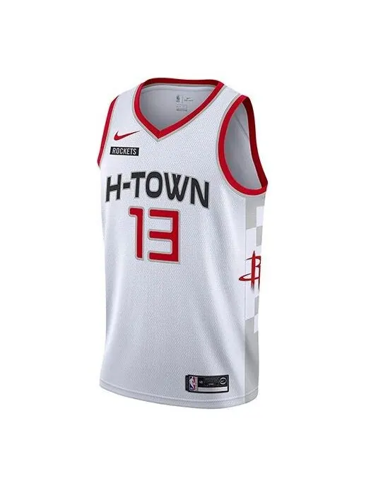 Футболка мужские nba sw джерси harden 13 houston rockets Nike — изображение 1 из 4, белый