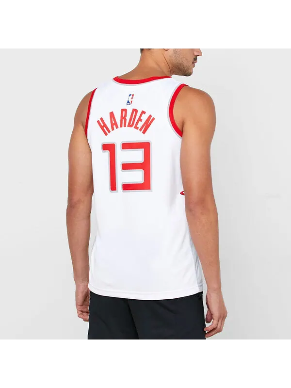 Футболка мужские nba sw джерси harden 13 houston rockets Nike — изображение 4 из 4, белый