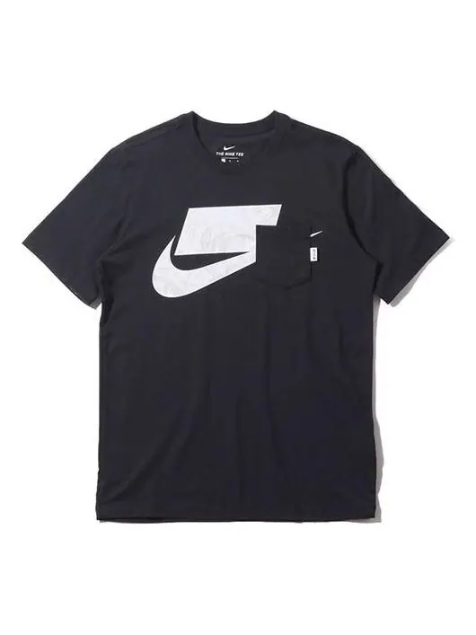 Футболка спортивная одежда nsw sports короткий рукав Nike — изображение 1 из 2, черный