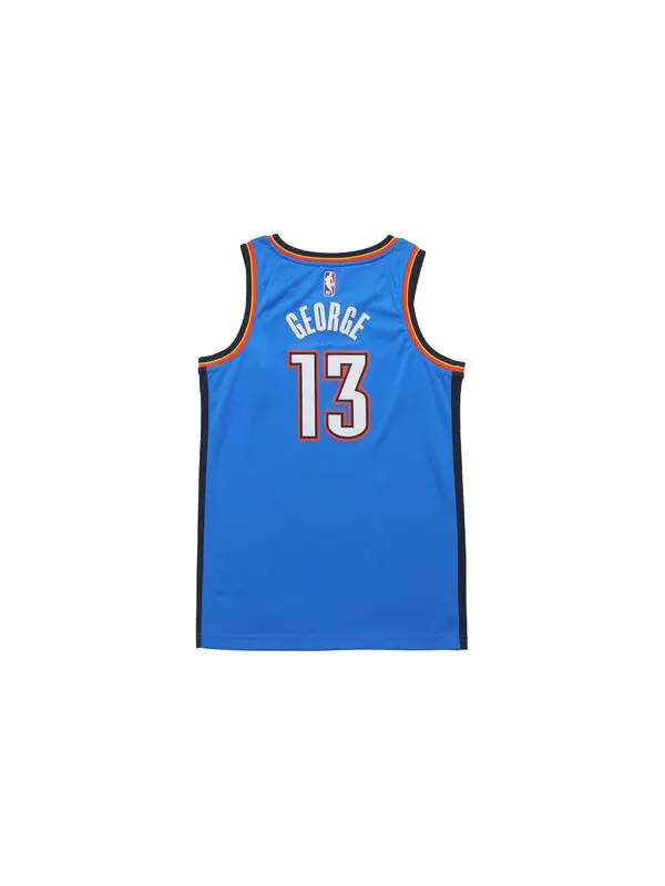 Футболка nba sw fan edition team limited jersey 2019 20 сезон thunder george № 13 Nike — изображение 2 из 2, синий