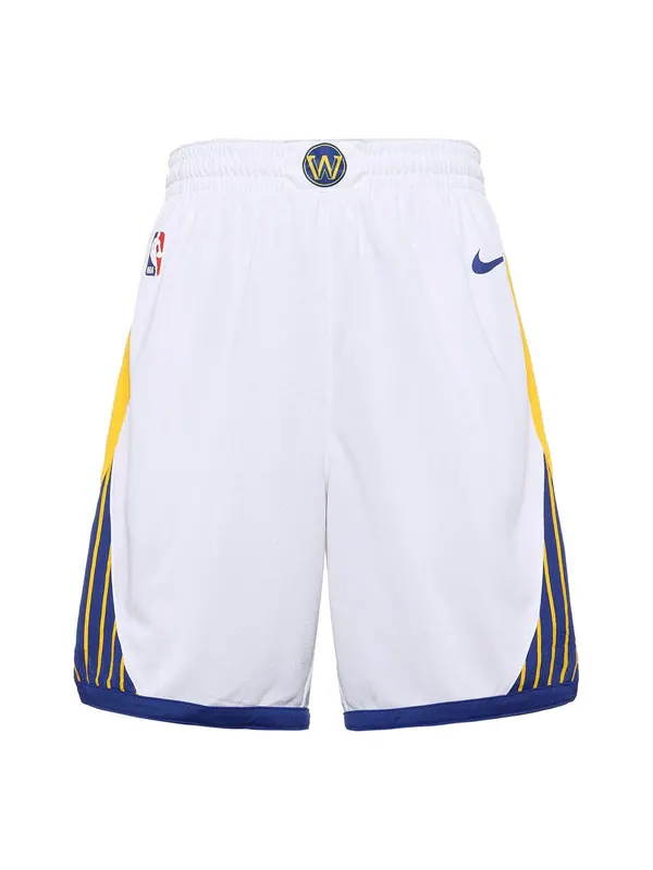 Шорты men nba swingman shorts golden state warriors white Nike — изображение 1 из 4, белый