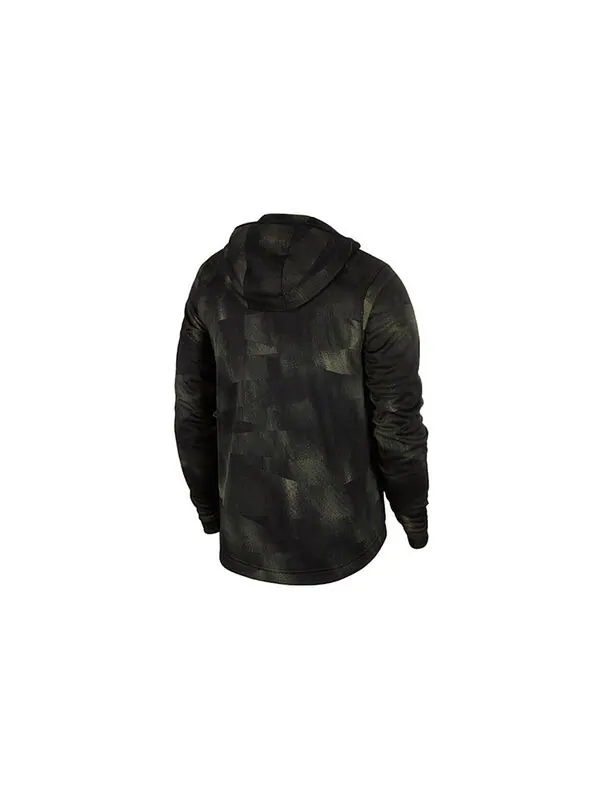 Куртка Nike LeBron James Sports Basketball Hooded Jacket Camouflage Green — изображение 2 из 4, зеленый