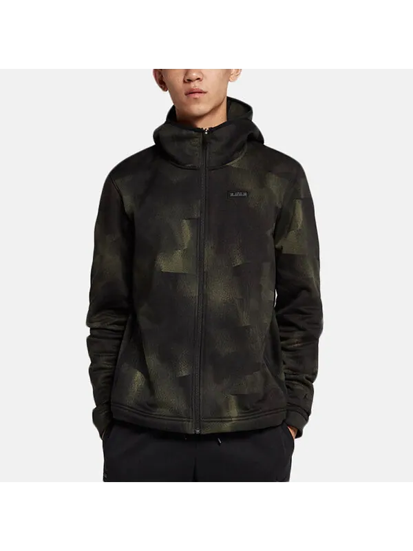Куртка Nike LeBron James Sports Basketball Hooded Jacket Camouflage Green — изображение 3 из 4, зеленый
