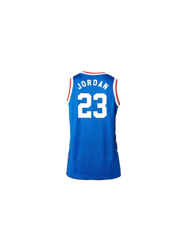 Футболка сборной США по баскетболу на День независимости майка жилет Air Jordan — изображение 2 из 2, синий