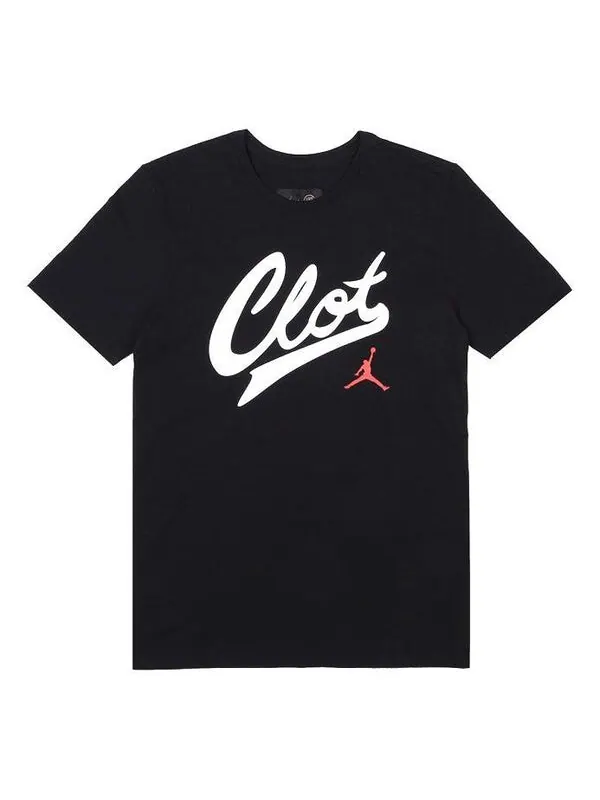 Футболка x clot crossover с принтом круглый вырез короткий рукав asia edition Air Jordan — изображение 1 из 2, черный