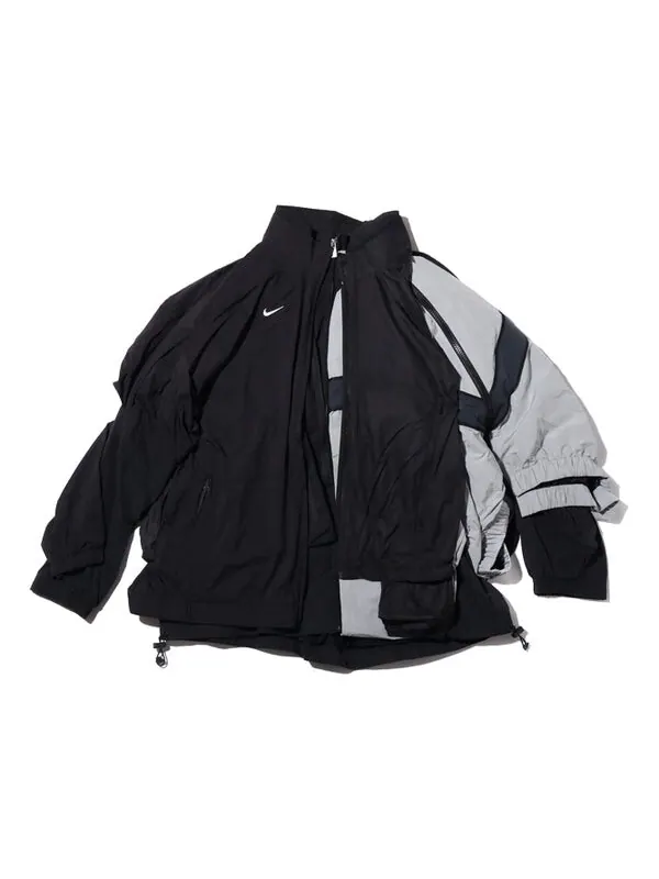 Куртка lab collection nrg dh jacket splicing multilayer black gray Nike — изображение 1 из 4, черный/серый