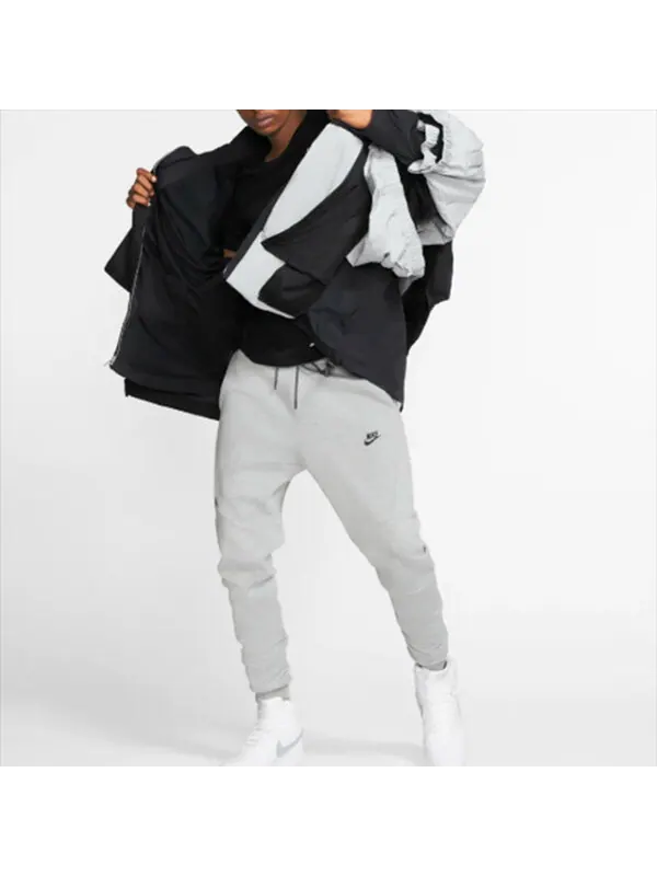 Куртка lab collection nrg dh jacket splicing multilayer black gray Nike — изображение 4 из 4, черный/серый