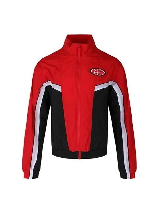 Куртка throwback basketball jacket red/black Nike — изображение 1 из 4, черный