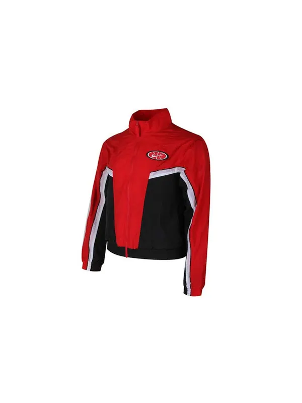 Куртка throwback basketball jacket red/black Nike — изображение 3 из 4, черный