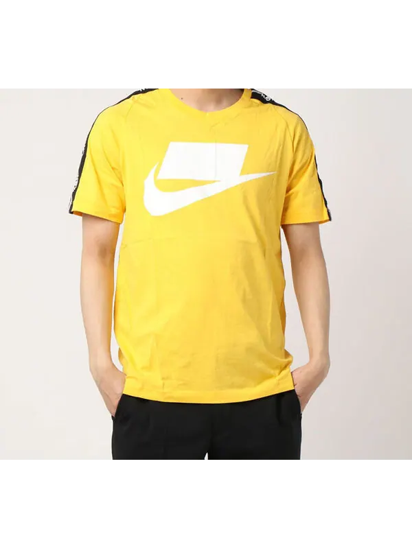 Футболка спортивная одежда nsw sports с коротким рукавом Nike — изображение 3 из 4, желтый